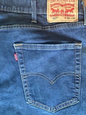 Levi’s 512 Slim Taper Jeans Mens 40x30